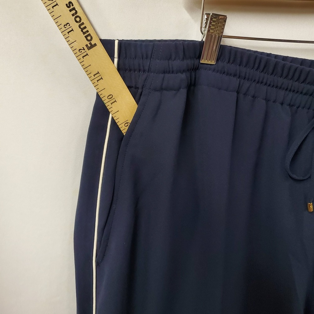 Lauren Ralph Lauren Black Label Wide Leg Pants Women XXL Side Stripe Lounge - Picture 5 of 10